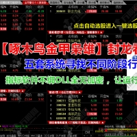 【啄木鸟金甲枭雄】封龙看盘综合版 五套系