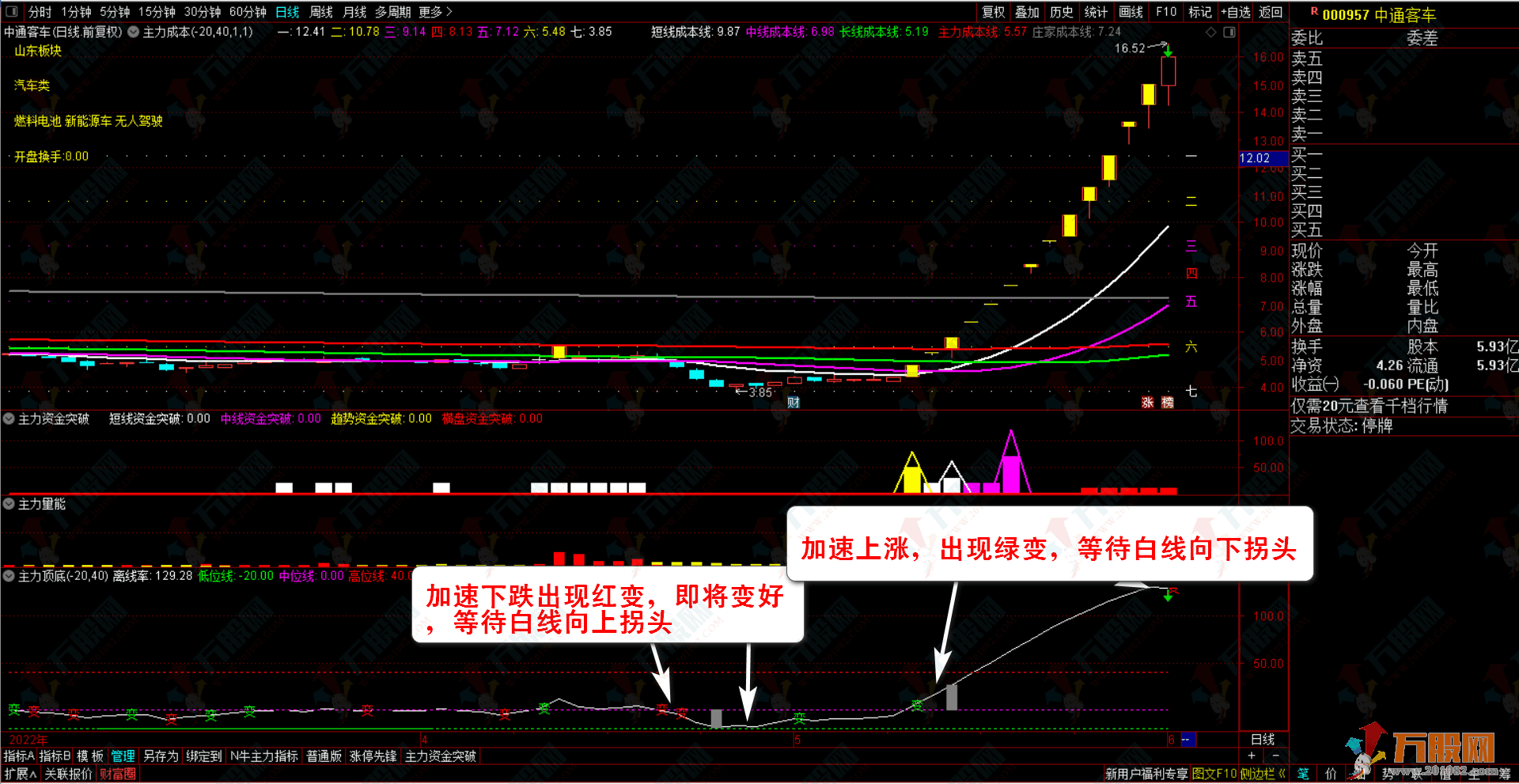 【主力资金突破】珍藏版套装指标★看清主力动向★跟随主力吃肉