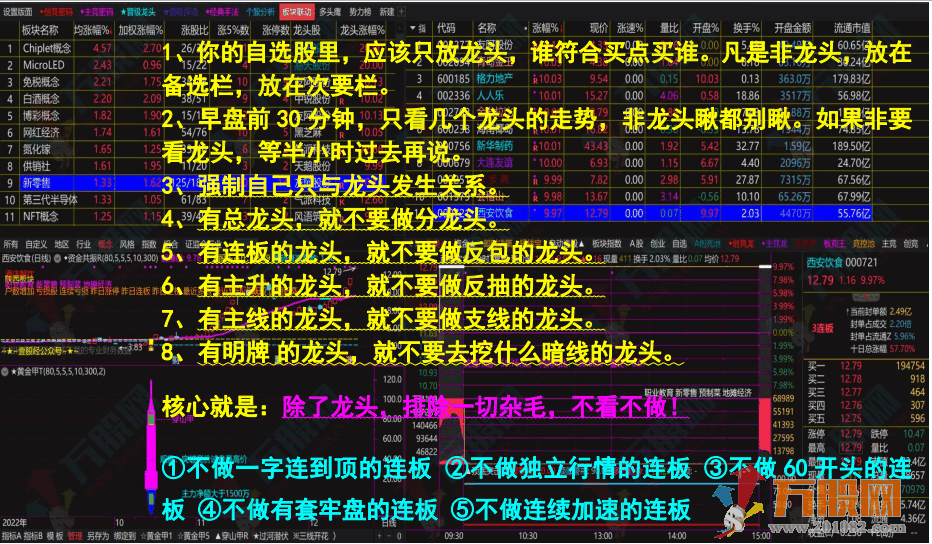 【情绪龙战法系统】黄金甲指标分钟信号等套装软件+战法文件