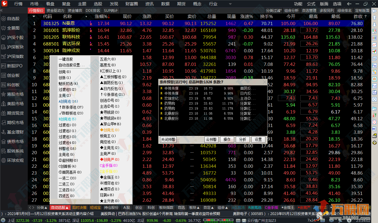 【情绪龙战法系统】黄金甲指标分钟信号等指标公式套装软件版+战法文件
