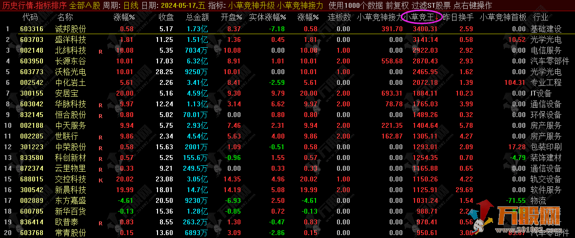 小草竞神排序接力+升级版 附赠小草超短模式体系17节视频课与分时主副图